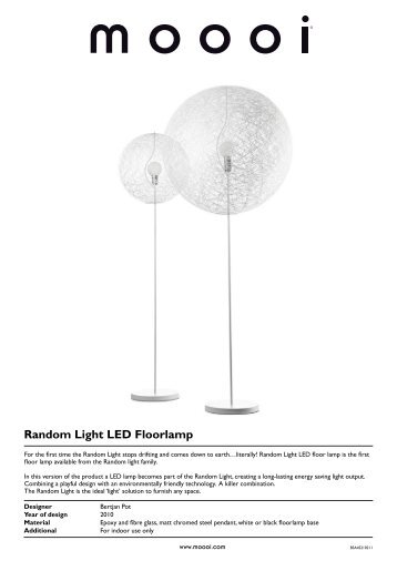Random Light LED Floorlamp - Moooi