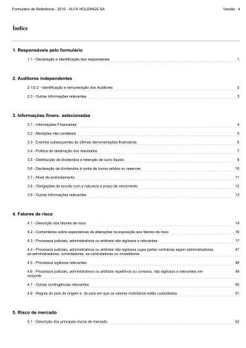 FormulÃ¡rio de ReferÃªncia - Banco Alfa