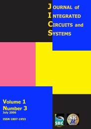 JOURNAL of INTEGRATED CIRCUITS and SYSTEMS ... - SBMicro