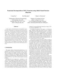 Functional Decomposition of MVL Functions using Multi-Valued ...