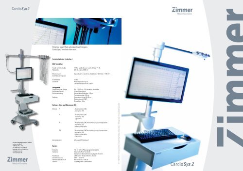 CardioSys 2 - Zimmer MedizinSysteme