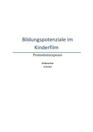 Bildungspotenziale im Kinderfilm - Wolfgang B. Ruge