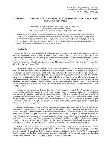 AnÃ¡lisis del Contenido y la Estructura de las Representaciones a ...