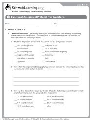 Functional Behavior Assessment Forms - thenewPE