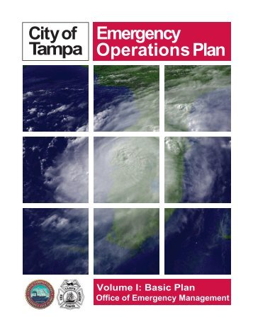 Emergency Operations Plan Vol.1 - City of Tampa