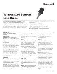 Temperature Sensors Line guide - Digikey