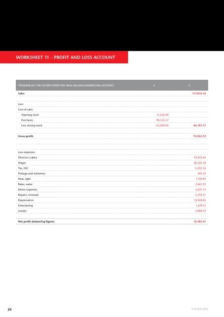 ACCOUNTANCY WORK EXPERIENCE TOOLKIT - ICAEW