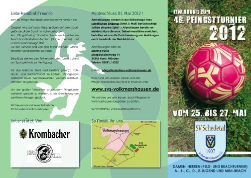 Pfingst Flyer zum download - JSG Sickte/Hondelage/Schandelah