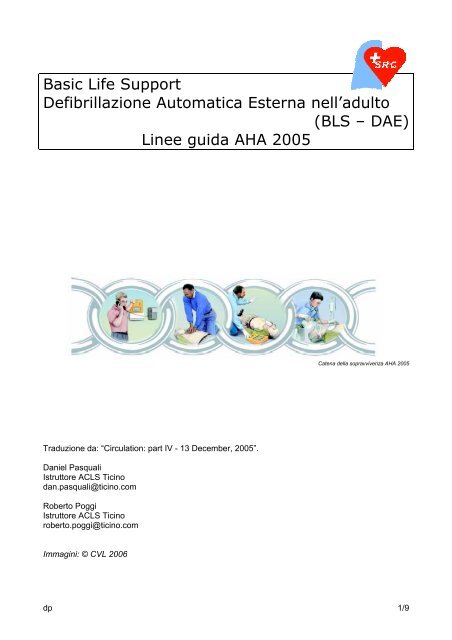 Linee guida AHA 2005 - Sport Medicina