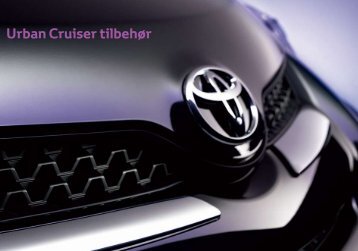 Urban Cruiser tilbehÃ¸r - Toyota