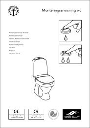 Monteringsanvisning wc - Privatgrossisten