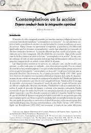 Contemplativos en la acción - Ignaziana - Rivista di Ricerca Teologica