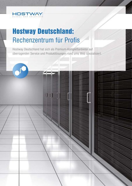 Datenblatt zu unserem Rechenzentrum - Hostway Deutschland GmbH