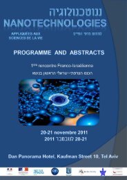 Programme Abstracts - The French Scientific Office for Cooperation ...