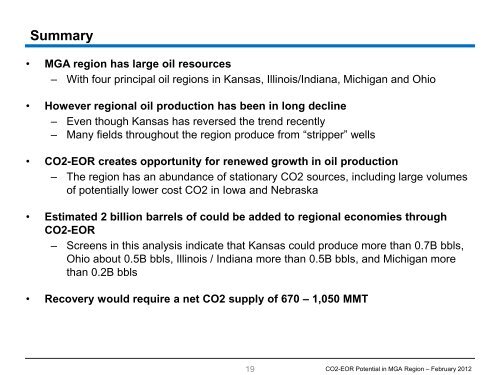 EOR Economic Analysis - Midwestern Governors Association