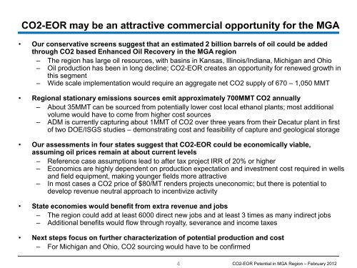 EOR Economic Analysis - Midwestern Governors Association