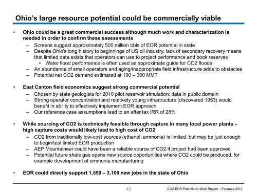 EOR Economic Analysis - Midwestern Governors Association