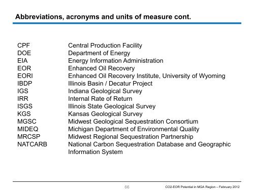 EOR Economic Analysis - Midwestern Governors Association