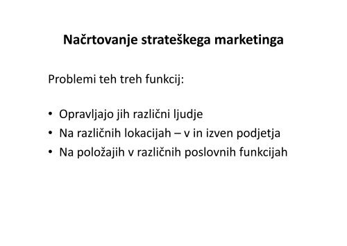 13. Slovenski turistični forum Načrtovanje strateškega marketinga ...