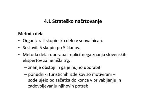 13. Slovenski turistični forum Načrtovanje strateškega marketinga ...