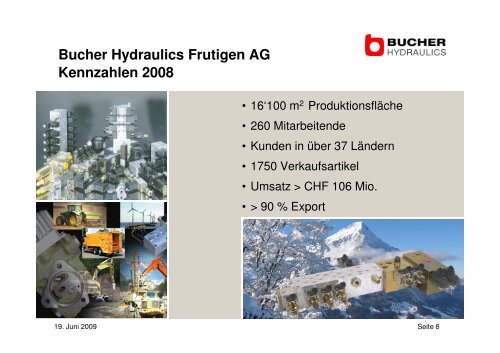 Referat JÃ¼rg Gerber, Bucher Hydraulics AG Frutigen