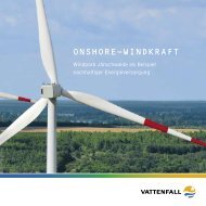 ONSHORE-WINDKRAFT - Vattenfall