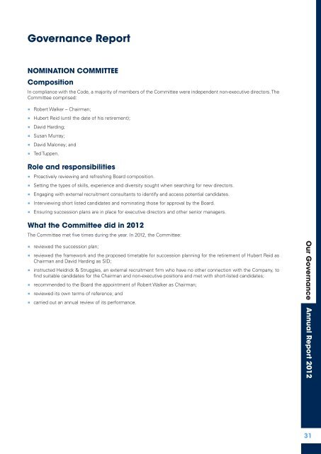 Enterprise Inns plc Annual Report and Accounts 2012