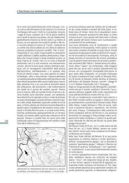 Il fiume Fortore - Studi preliminari al piano di gestione dei SIC