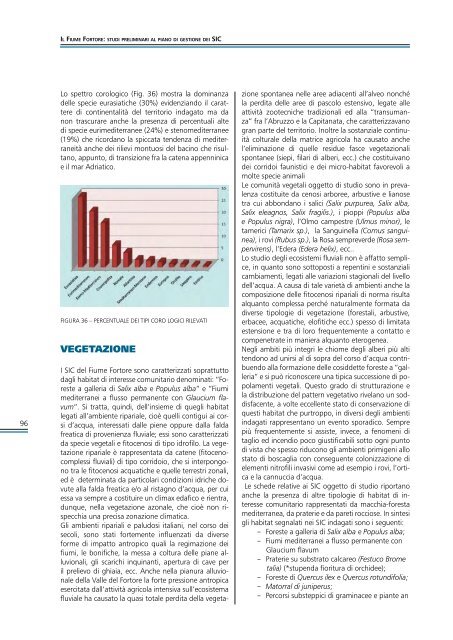 Il fiume Fortore - Studi preliminari al piano di gestione dei SIC