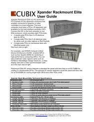 Xpander Rackmount Elite User Guide - Cubix