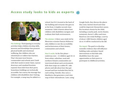 View Annual Report Document - Holland Bloorview Kids ...