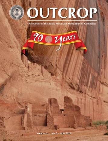 May 2012 - Rocky Mountain Association of Geologists