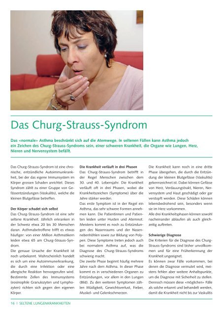 Das Churg-Strauss-Syndrom - CHUV