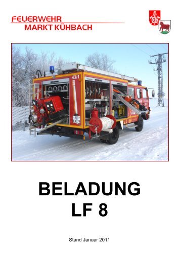 Beladeplan LF8 - Freiwillige Feuerwehr KÃ¼hbach