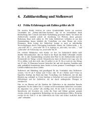 Zahldarstellung und Stellenwert