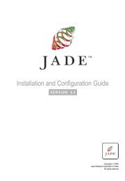 JADE Developer's Reference