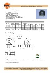 ACX Series High Accuracy Current Transformer - Nuvotem Talema