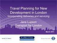 Travel Planning for new development in London (PDF 1041kb)