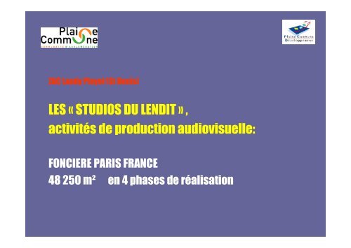 Landy-France project (in French)