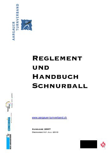 Reglement und Handbuch Schnurball - Aargauer Turnverband