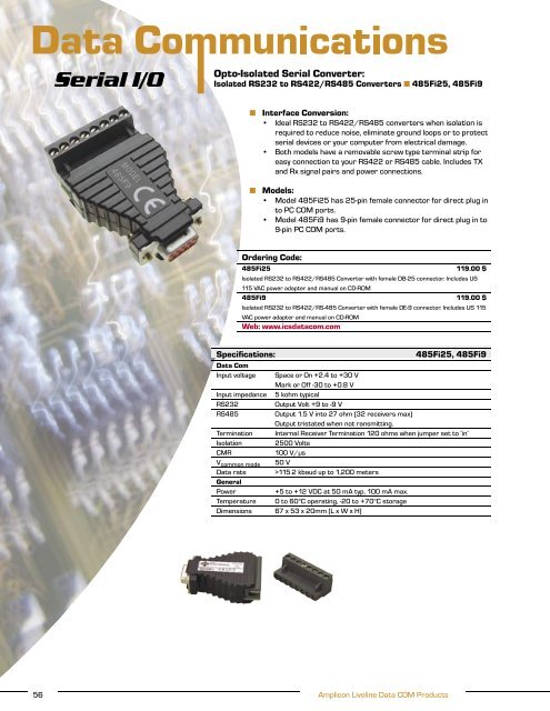 Serial I/O - ICSDataCom