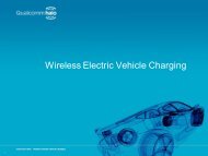 Wireless Electric Vehicle Charging - Gilbert - RAC Foundation