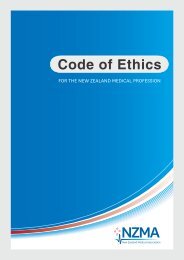 NZMA Code of Ethics - New Zealand Medical Association