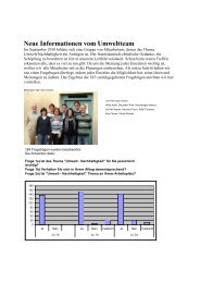 Umweltinformation - Regens Wagner Holnstein