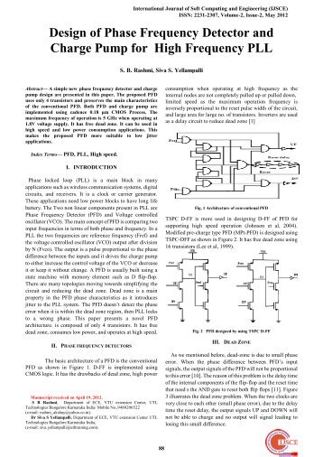 Design of Phase Frequency Detector and Charge Pump for High ...