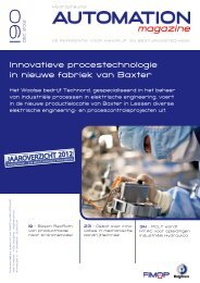 Innovatieve procestechnologie in nieuwe fabriek van Baxter - Fimop
