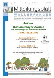 KW 21/2013 - Gemeinde Wallerfangen