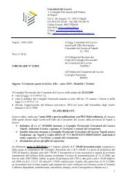 circolare n. 2/2010 - Ordine CDL Napoli