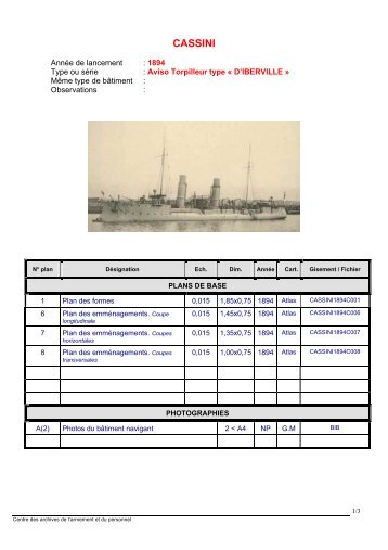 CASSINI 1894 - The Dreadnought Project