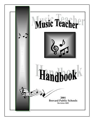 Music Teacher Handbook - Secondary Programs - Brevard Public ...